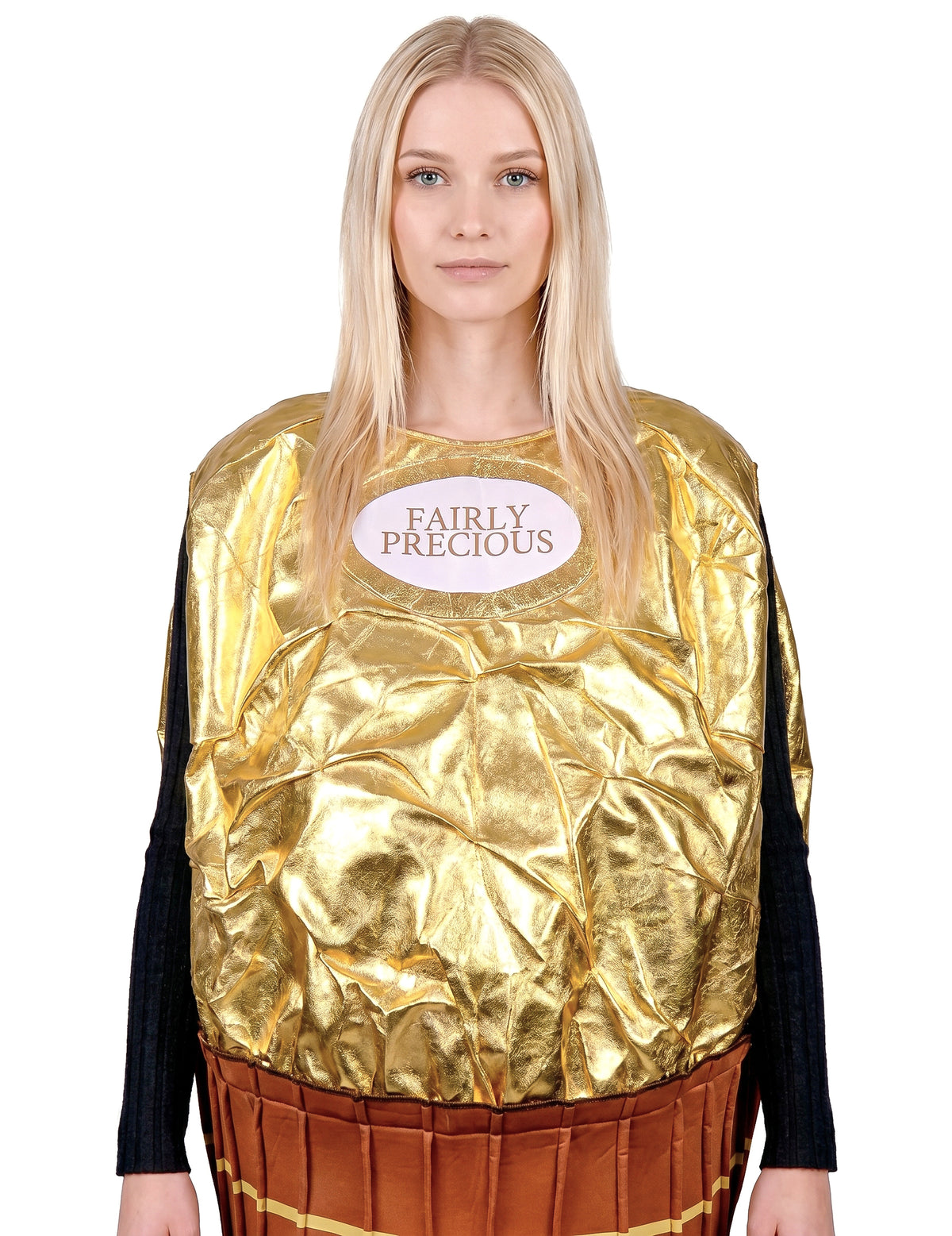 Disfraz de caramelo dorado para adultos 