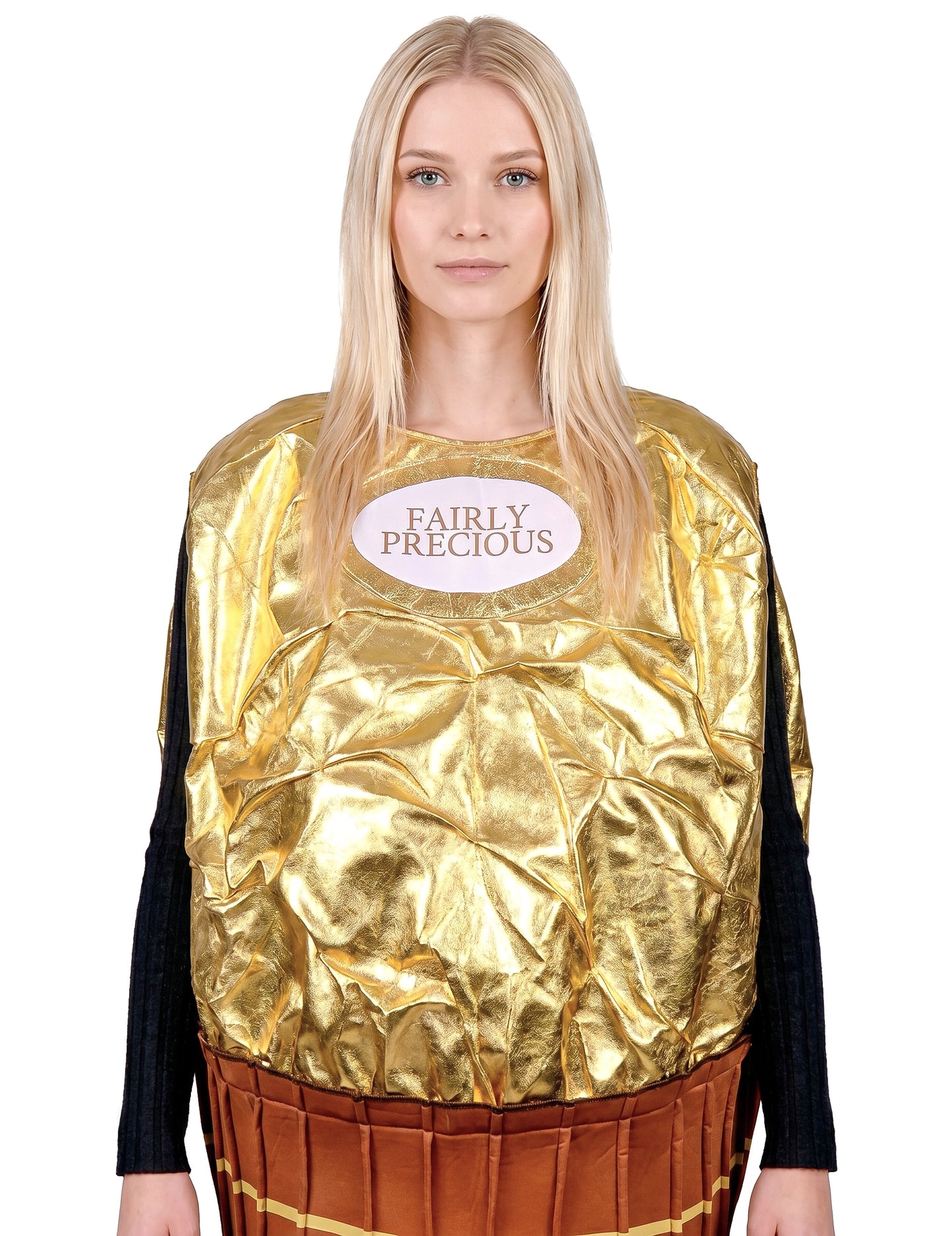 Disfraz de caramelo dorado para adultos