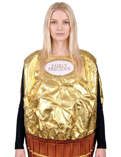 Disfraz de caramelo dorado para adultos