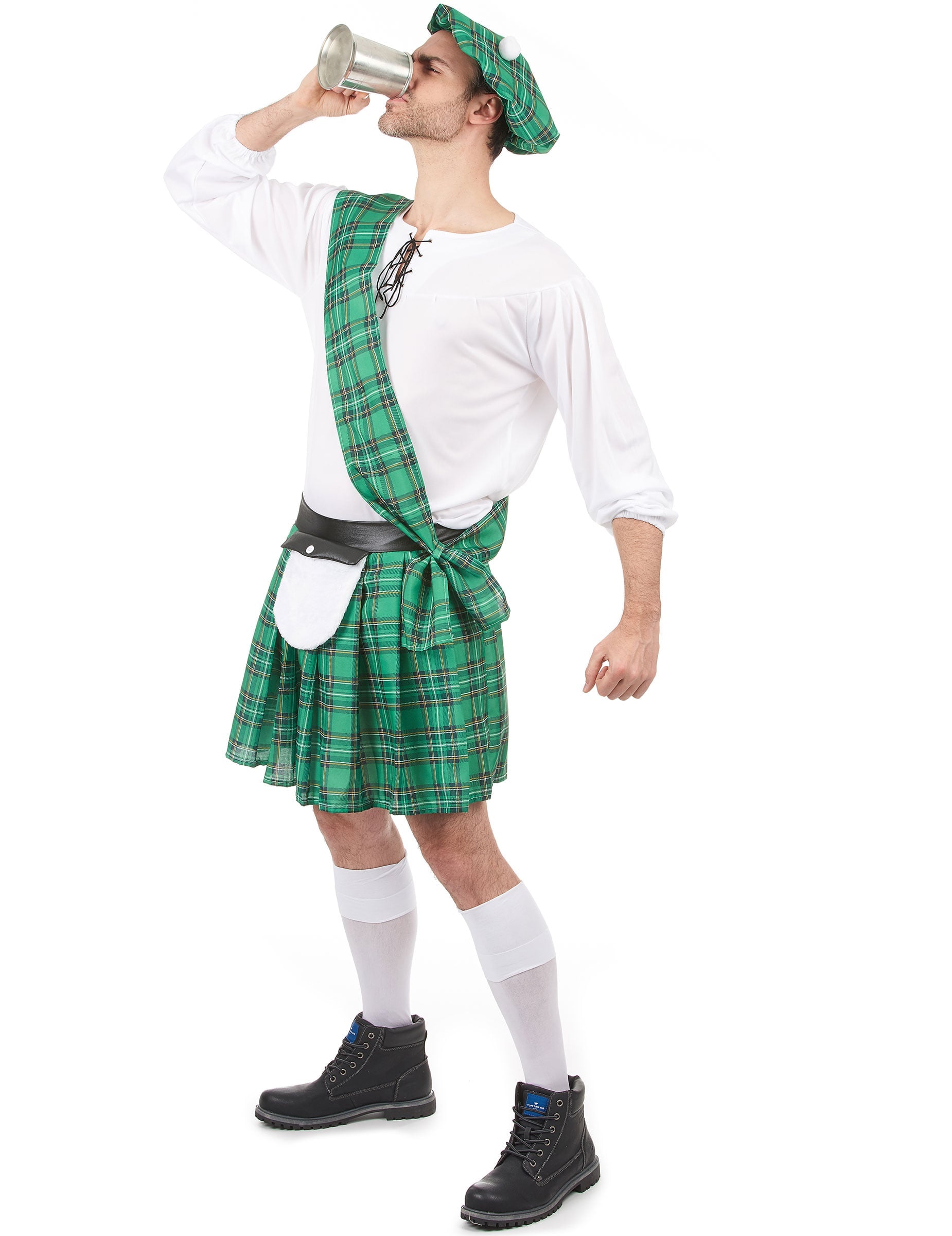 Vue de profil du déguisement Écossais pour homme