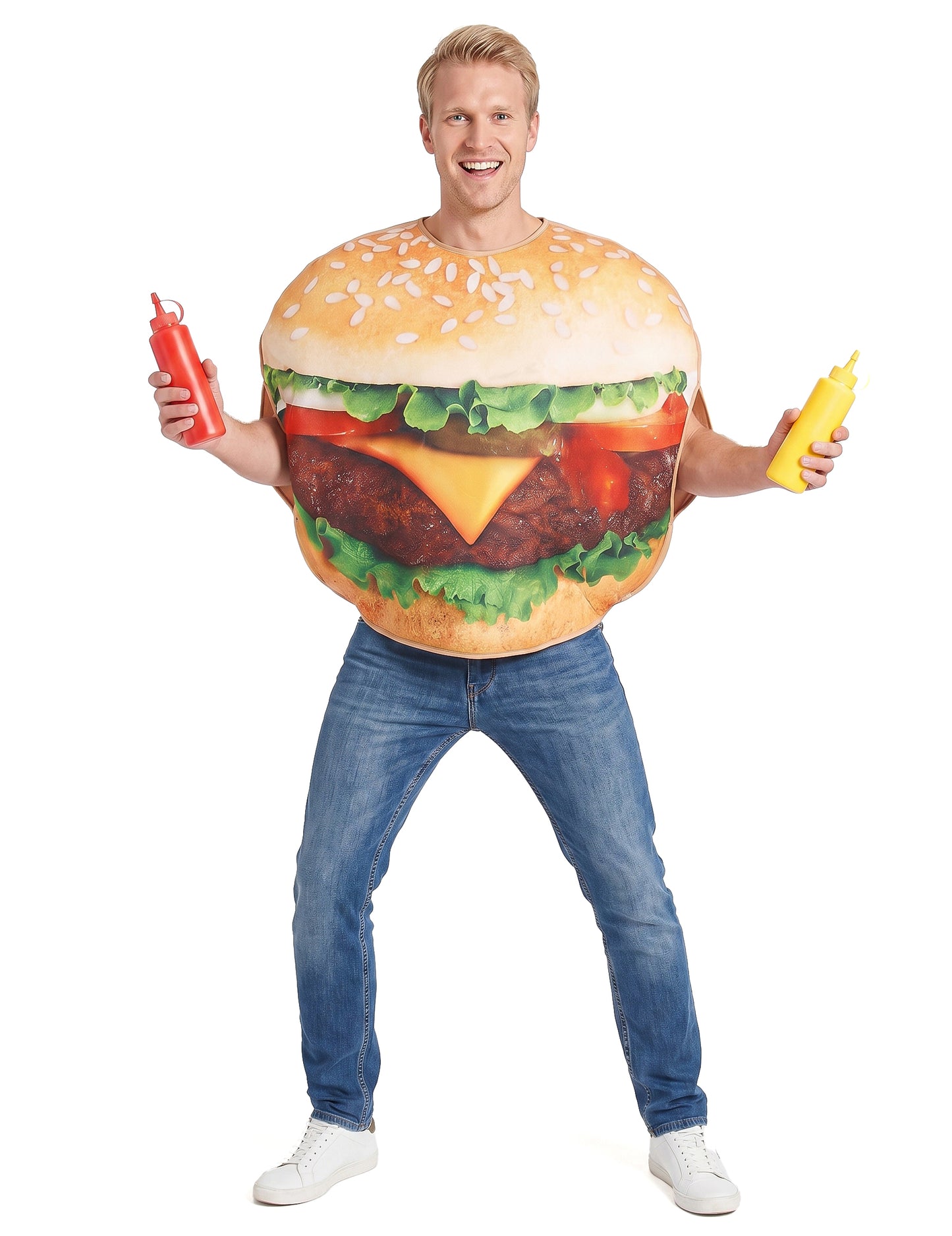 Disfraz hamburguesa adulto