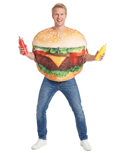 Disfraz hamburguesa adulto