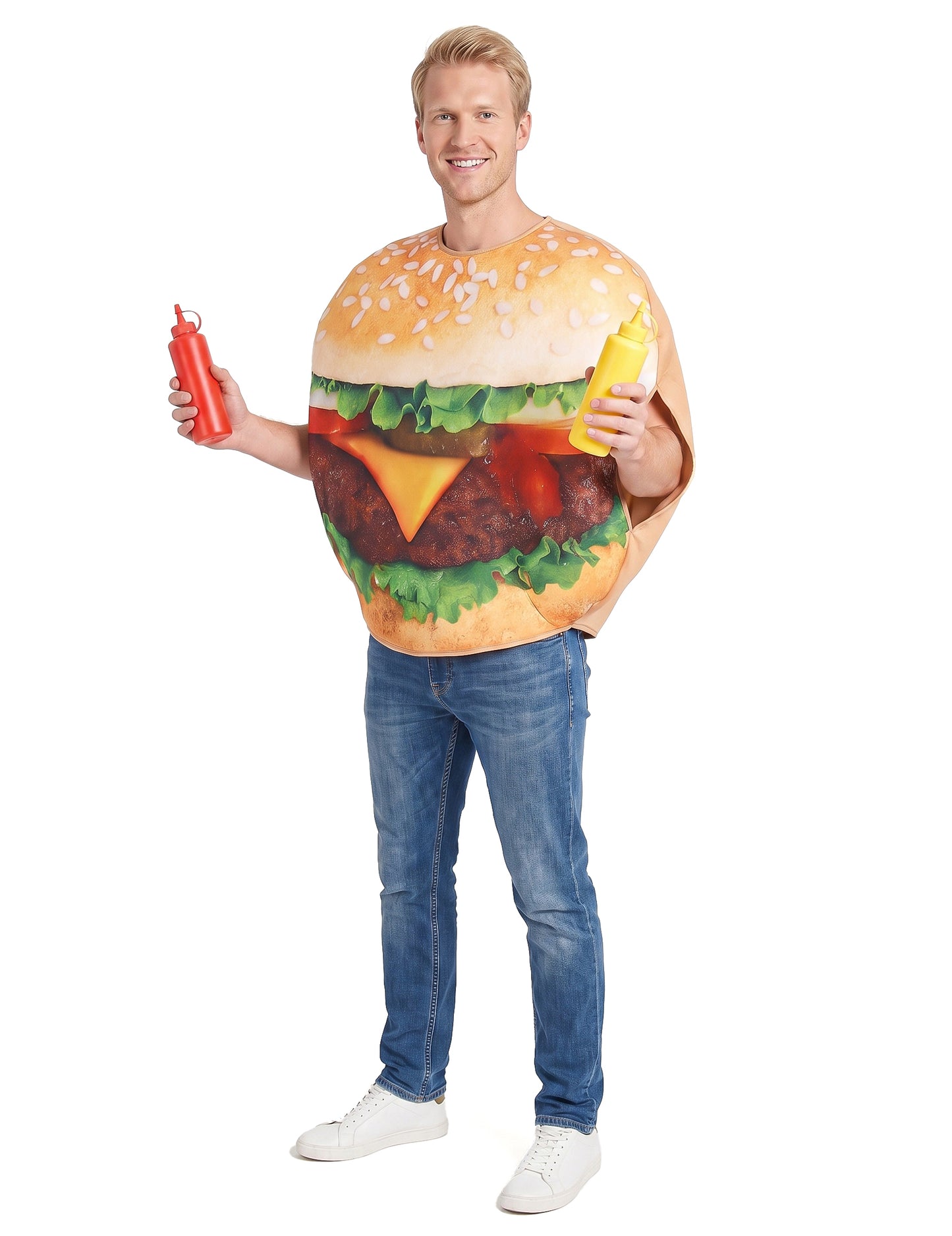 Disfraz hamburguesa adulto