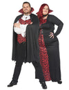 Disfraz de pareja de vampiros de halloween para adulto talla grande