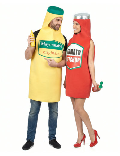 Disfraz de pareja Mayonesa y ketchup