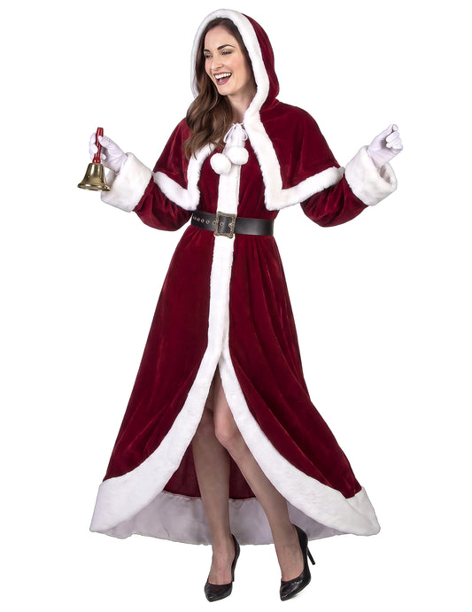 Disfraz de Mamá Noel super lujo adulto