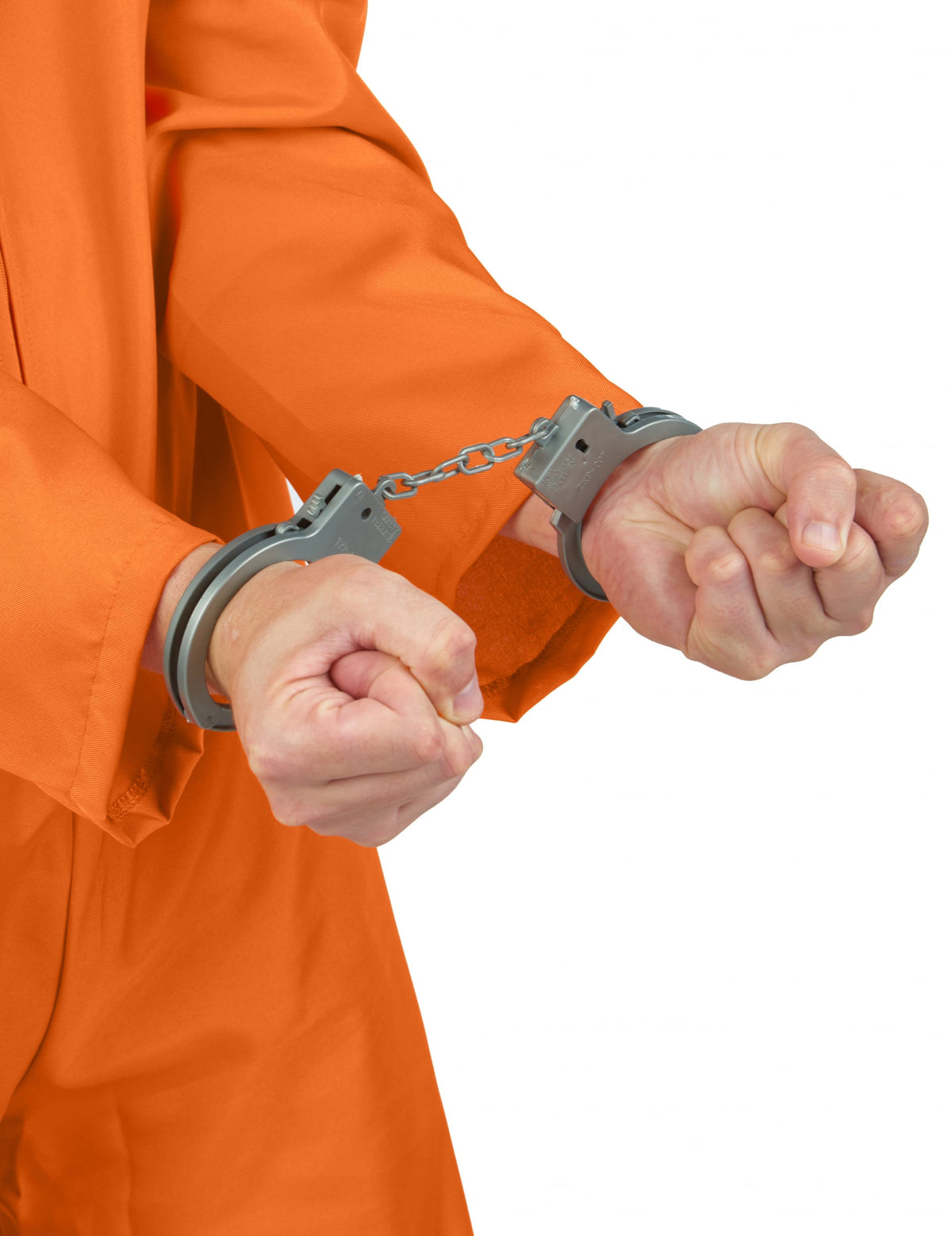 Détail des menottes du déguisement de prisonnier cannibale