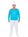 Disfraz de pitufo™ talla grande para adulto