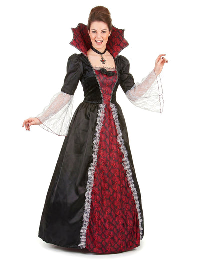 Disfraz vampiresa elegante mujer lujo
