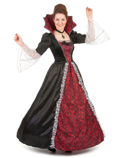 Disfraz vampiresa elegante mujer lujo