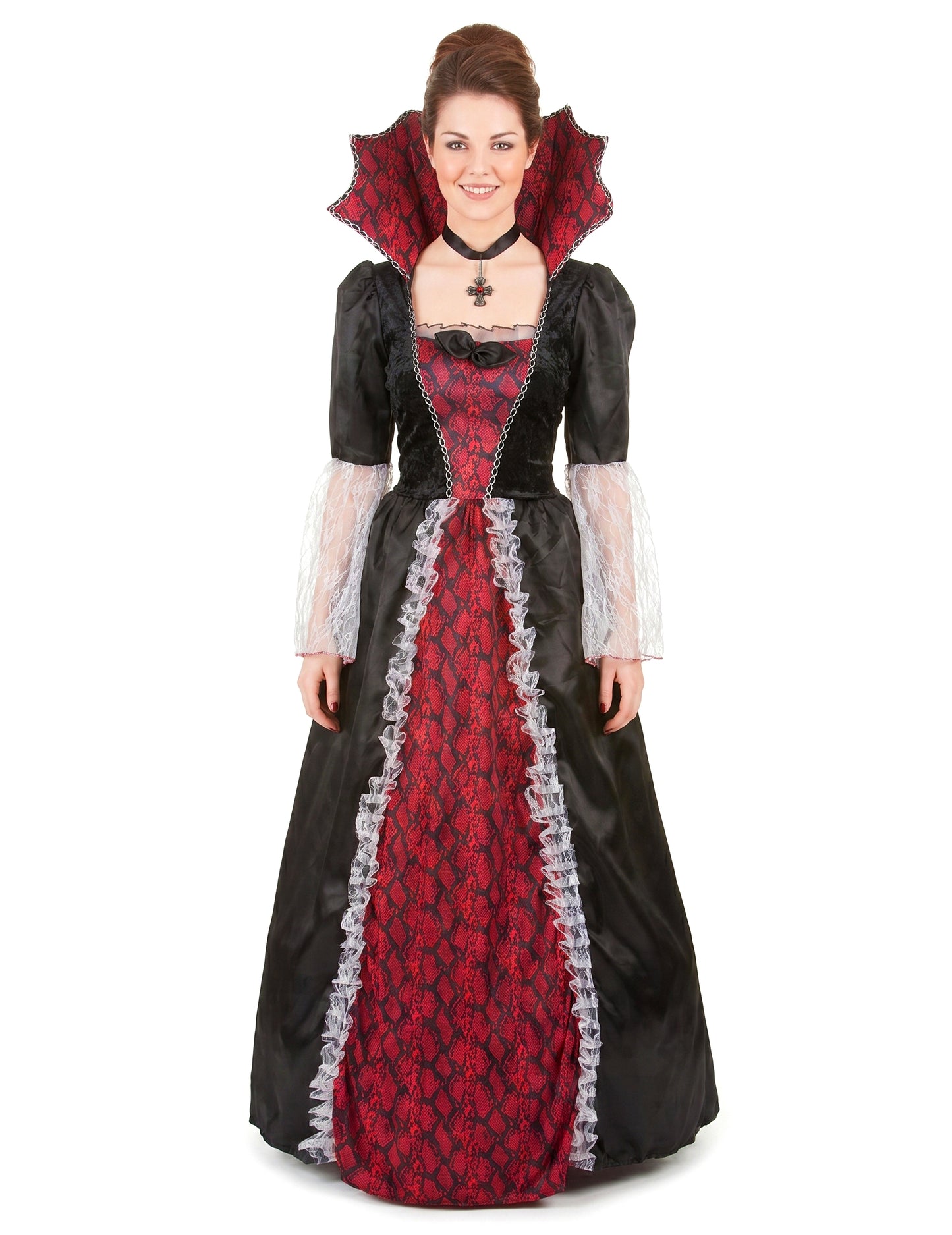 Disfraz vampiresa elegante mujer lujo