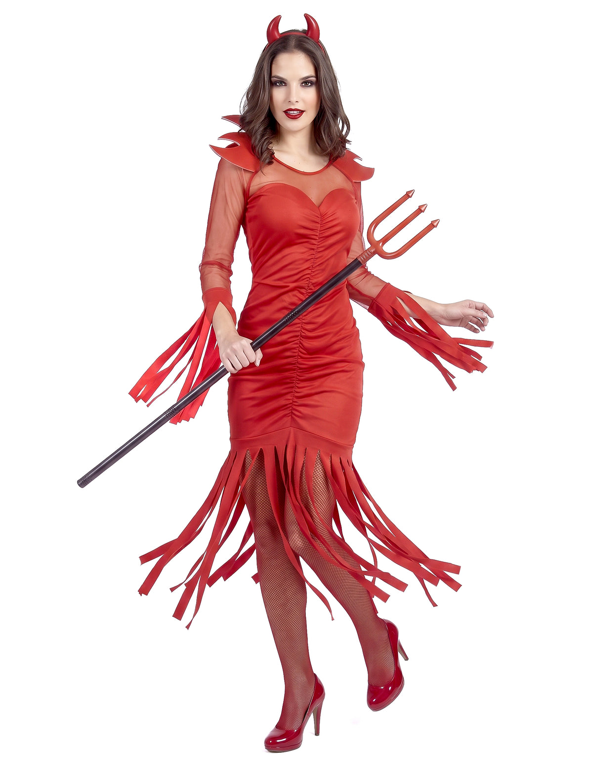 Disfraz de demonio del fuego mujer