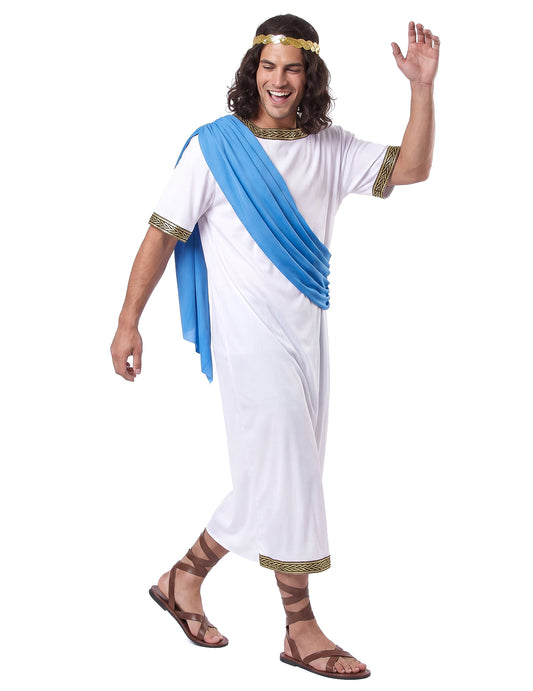 Disfraz dios griego hombre