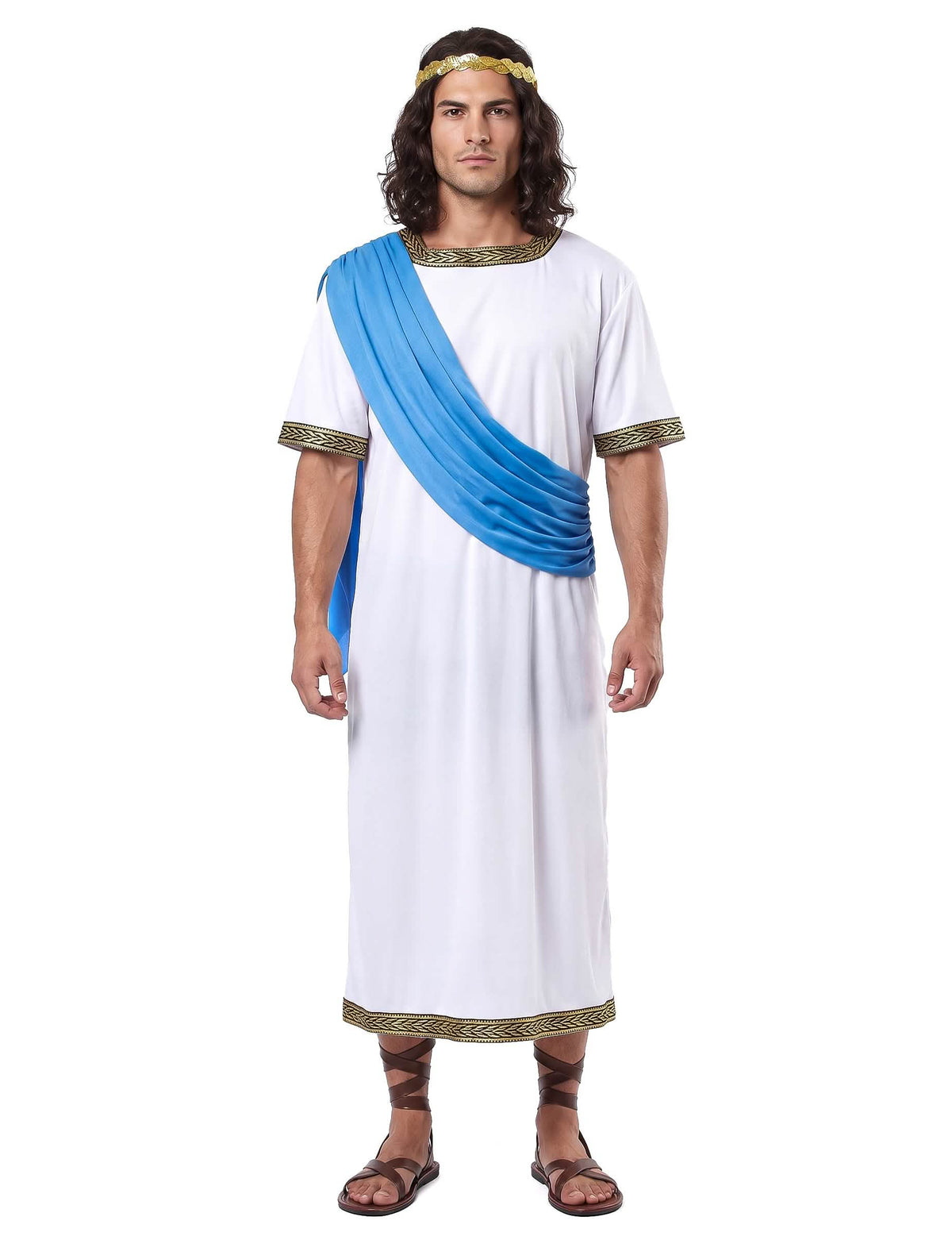 Disfraz dios griego hombre