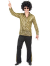 Disfraz de disco dorado para hombre