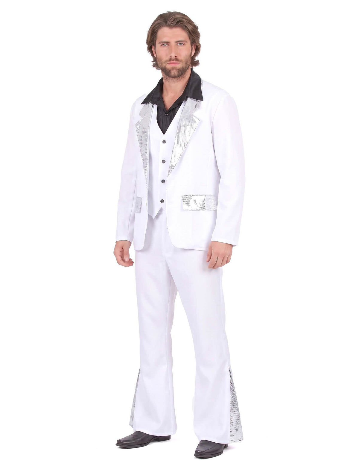 Disfraz estilo disco blanco hombre