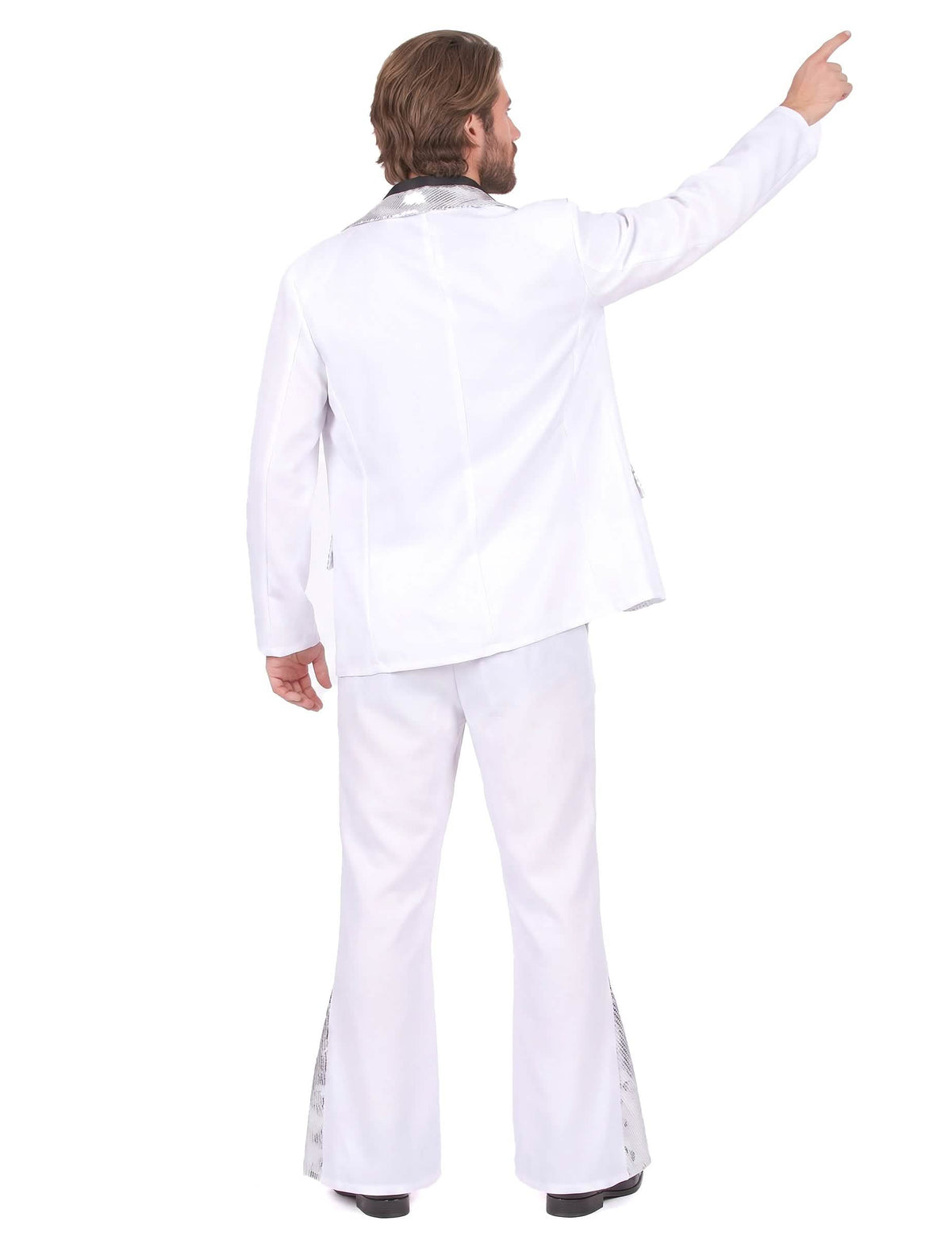 Disfraz estilo disco blanco hombre