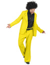 Déguisement disco pour adulte jaune