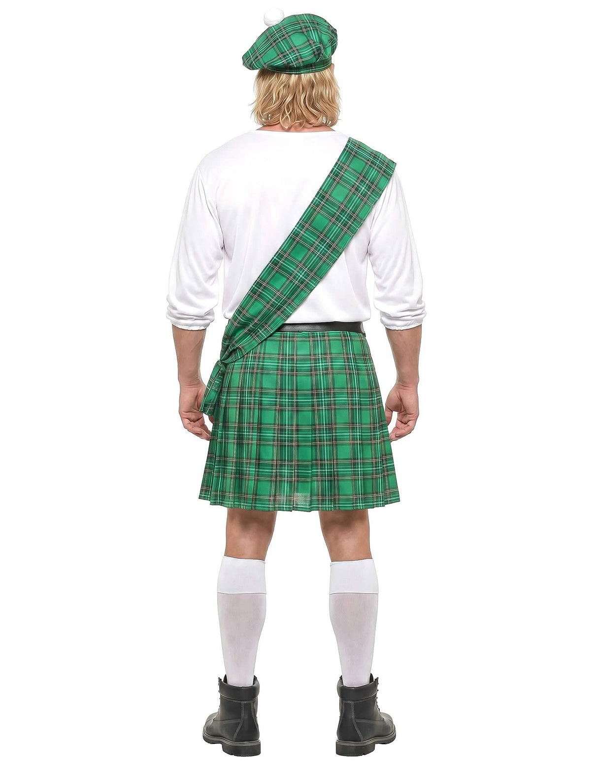 Disfraz escocés verde hombre