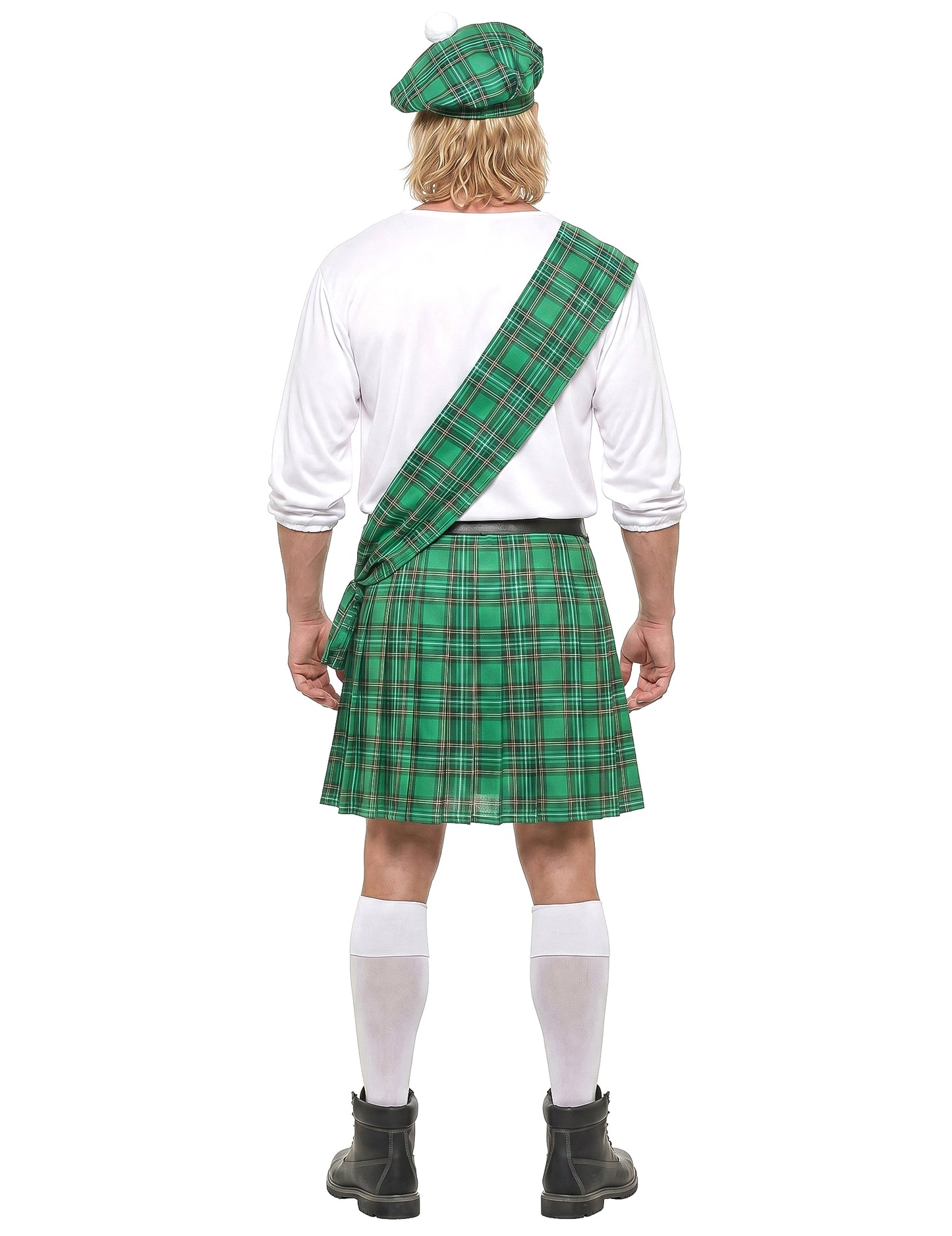 Disfraz escocés verde hombre