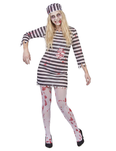 Disfraz de prisionera zombie mujer