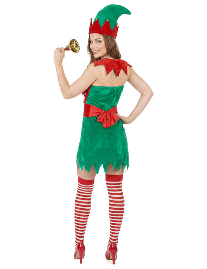 Disfraz de duende de Navidad para mujer