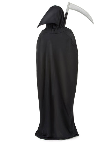 Déguisement faucheur Halloween pour enfant noir avec faux