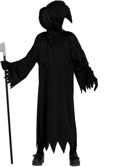 Déguisement de faucheuse de l'obscurité pour enfant noir