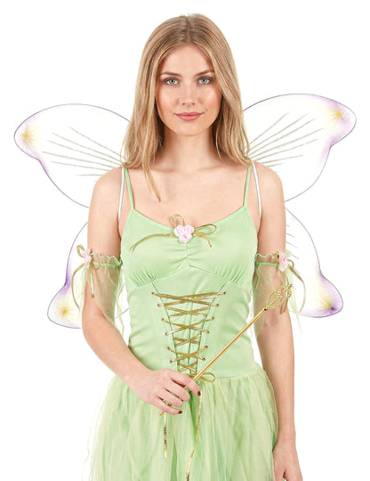 Disfraz de hada verde corset para mujer