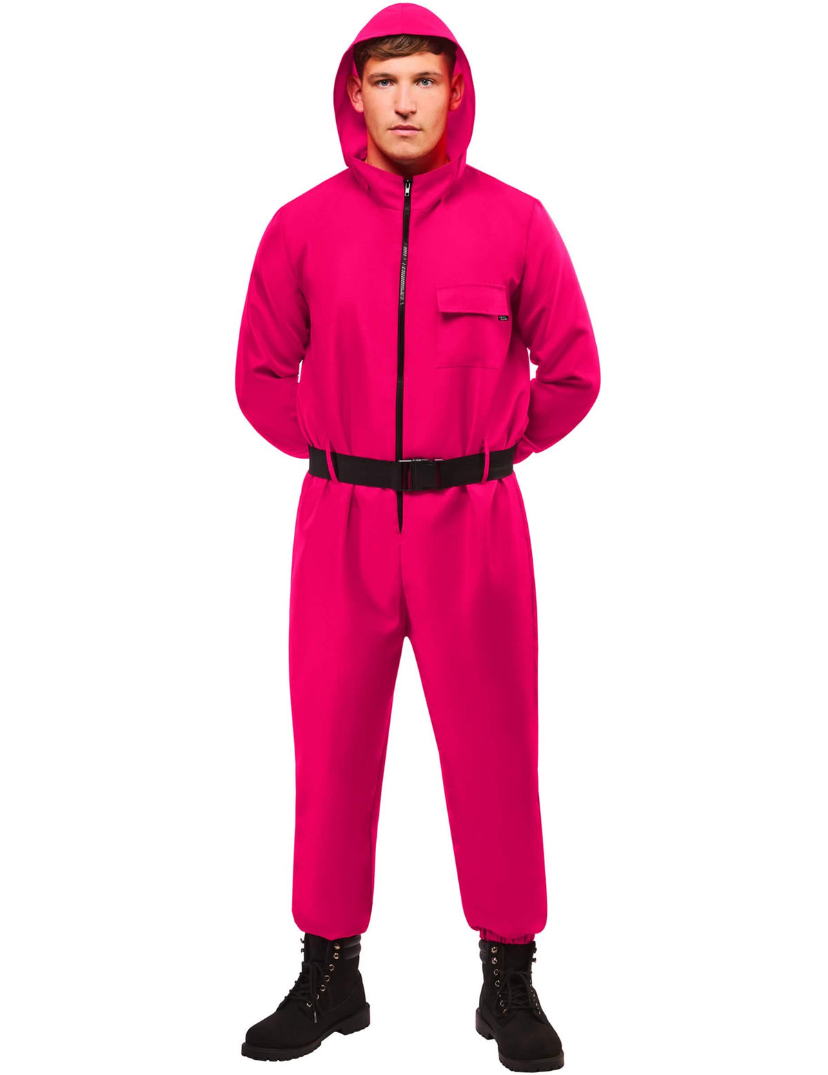 Disfraz de guardián rosa Squid Game™ para adultos