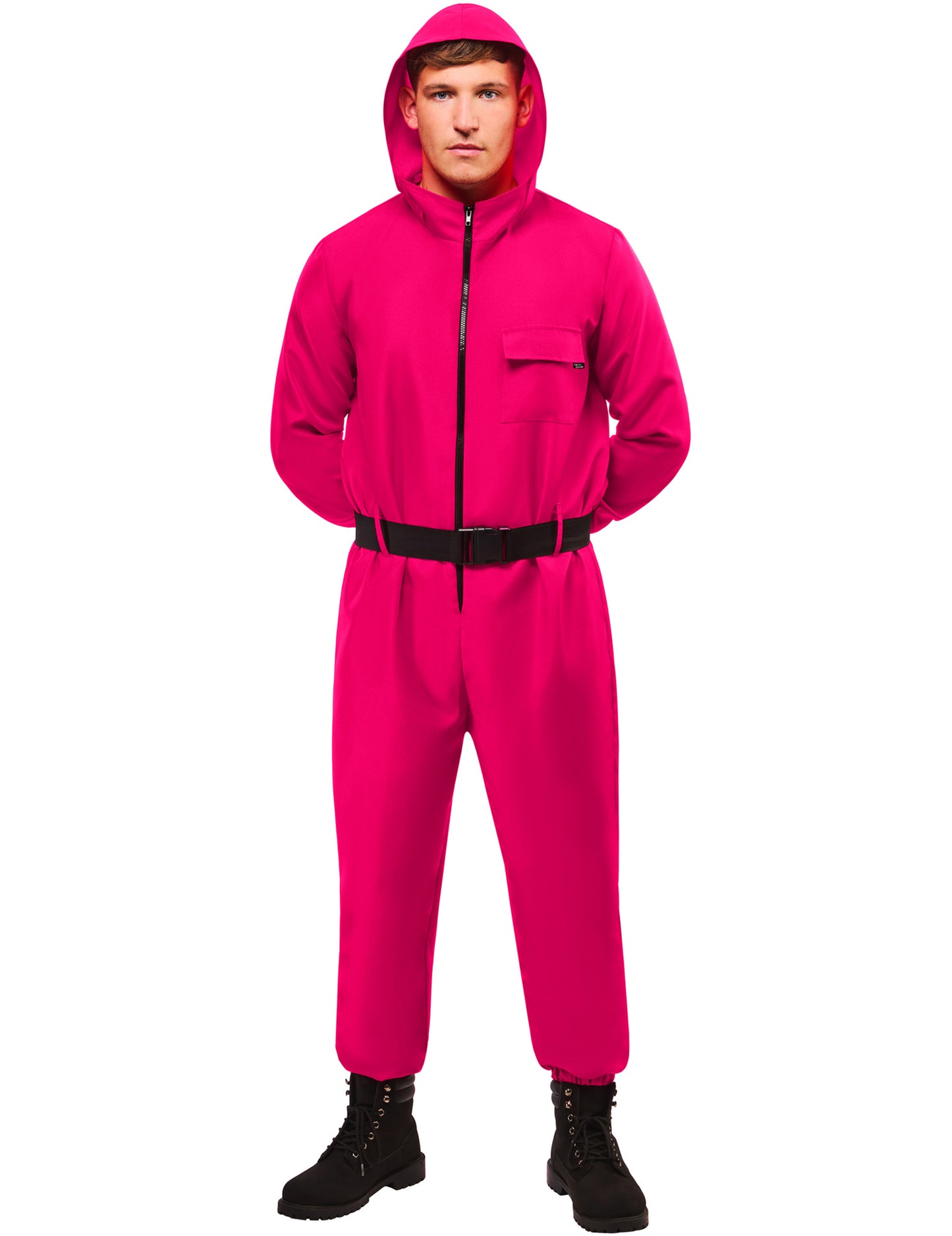Disfraz de guardián rosa Squid Game™ para adultos