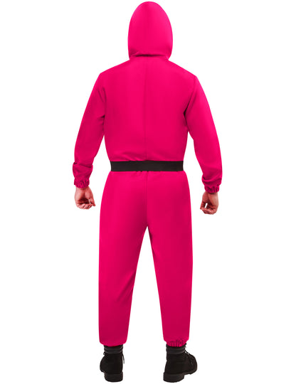 Disfraz de guardián rosa Squid Game™ para adultos