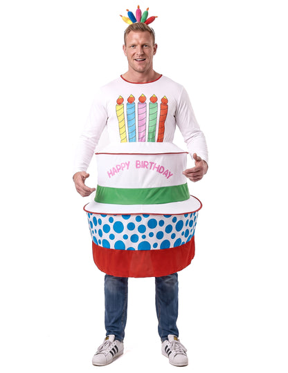 Disfraz tarta de cumpleaños para hombre