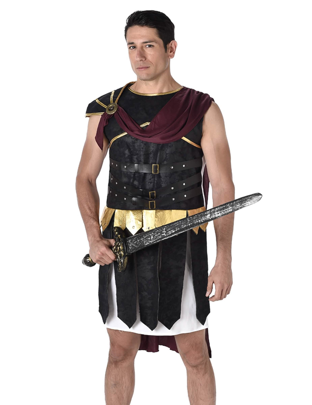 Épée tenue en main du déguisement de gladiateur Romain