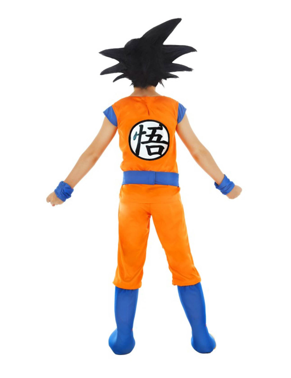 Vista trasera del disfraz de Goku Saiyan Dragon Ball
