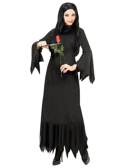 Mise en situation du déguisement de sorcière gothique noire