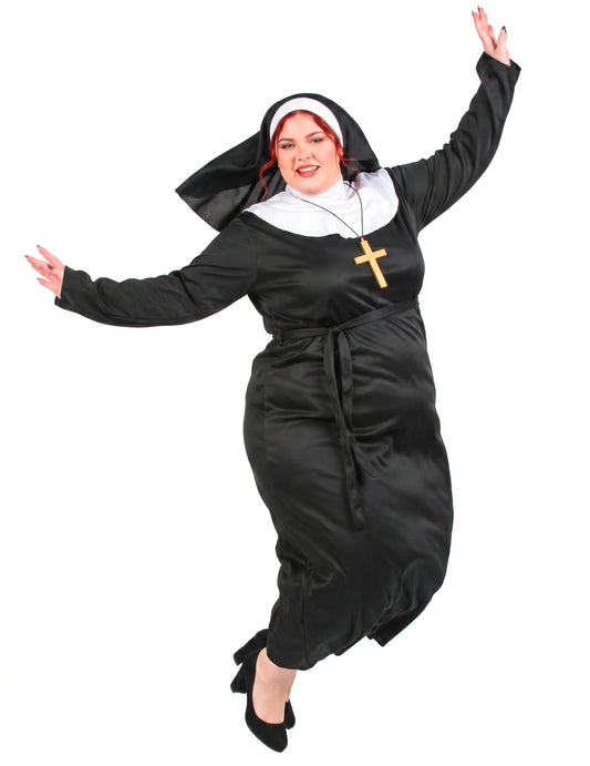 Disfraz monja mujer talla grande