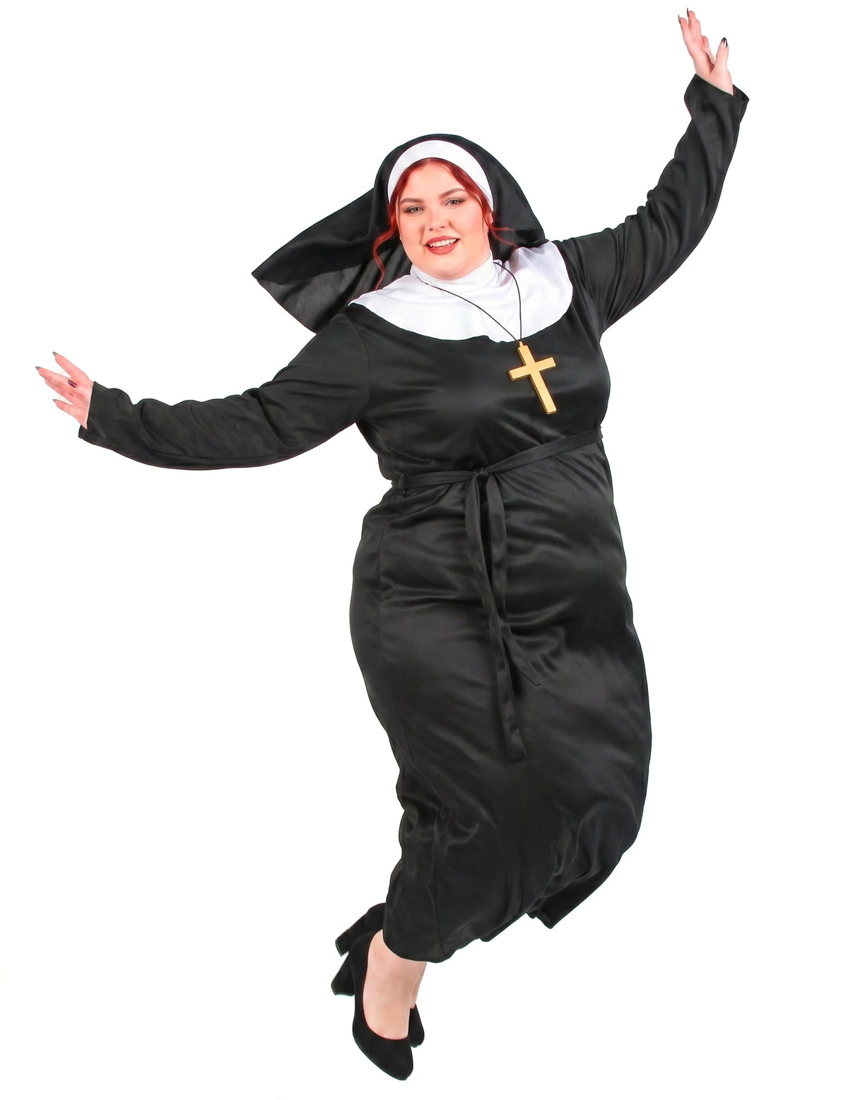 Disfraz monja mujer talla grande