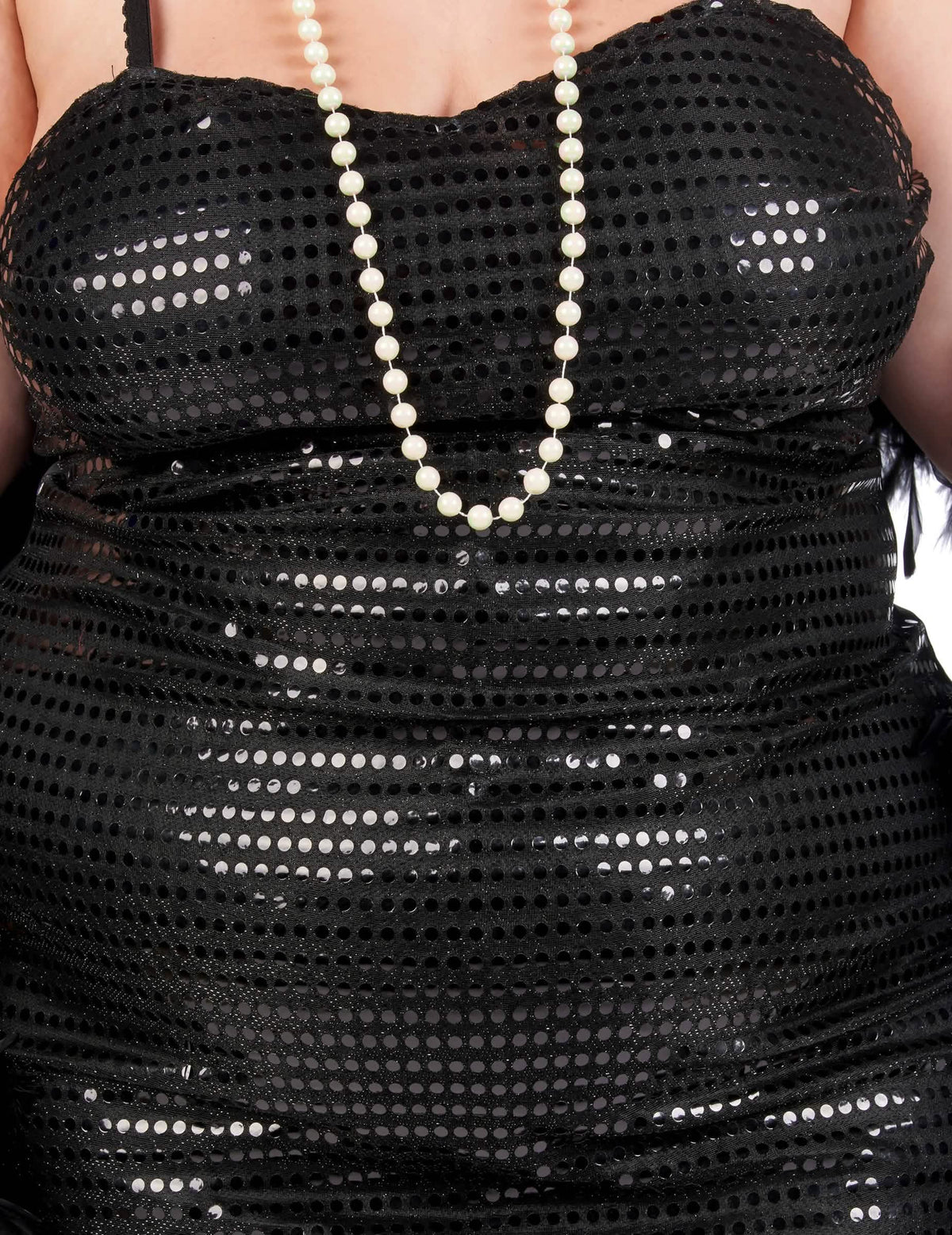Disfraz de charlestón talla grande para mujer