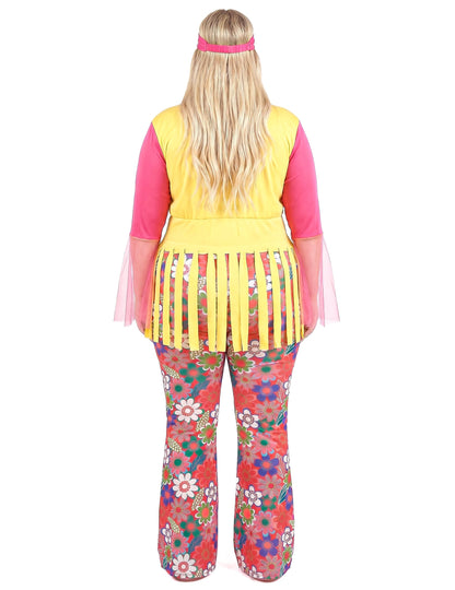 Disfraz de hippie para mujer talla grande