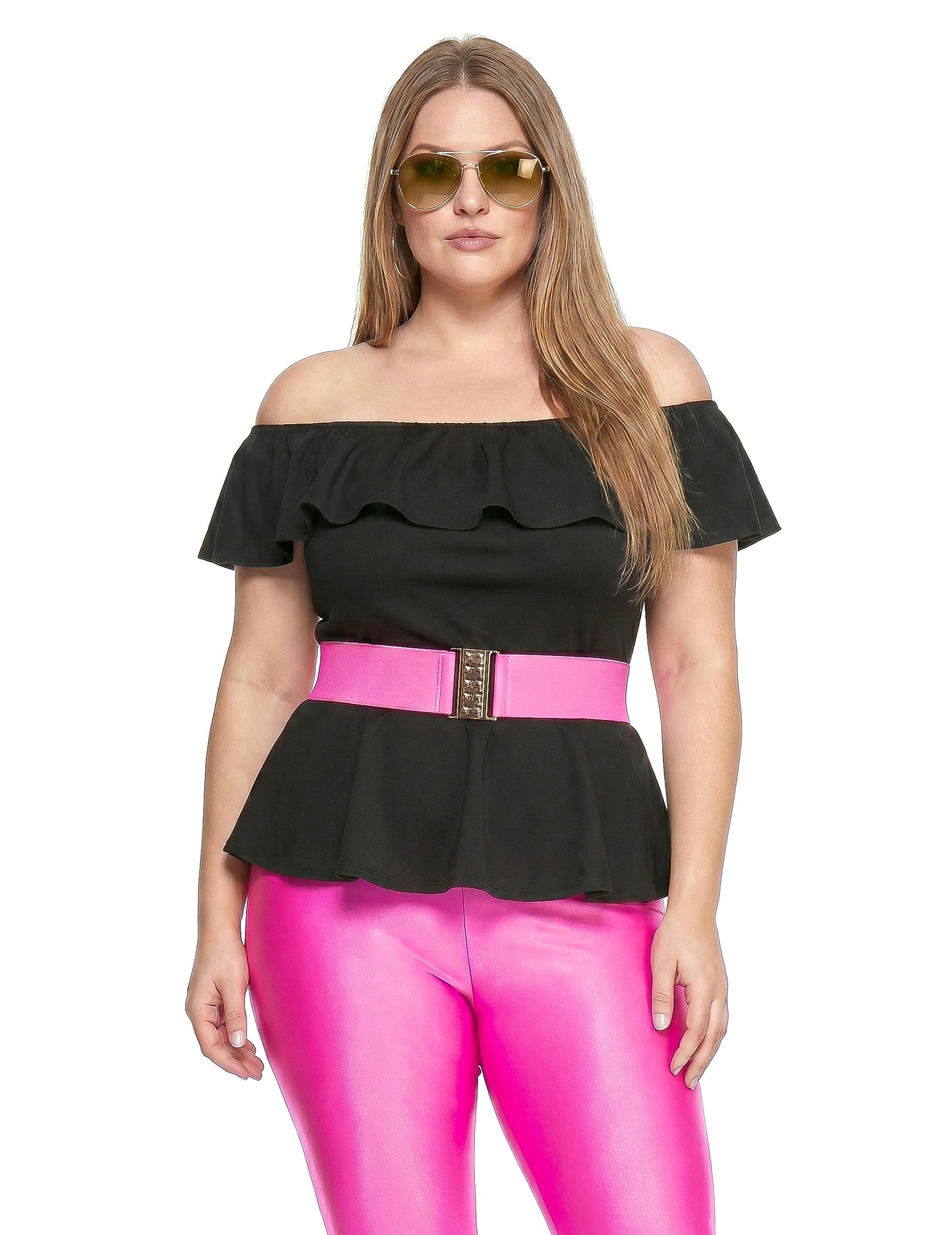 Disfraz retro años 80 para mujer talla grande