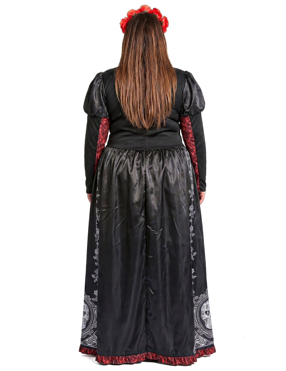 Disfraz de día de los muertos para mujer talla grande