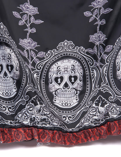 Disfraz de día de los muertos para mujer talla grande