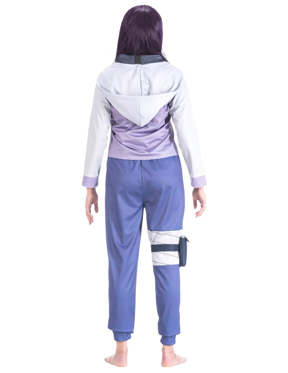 Vue de dos du déguisement Hinata Naruto™ pour femme