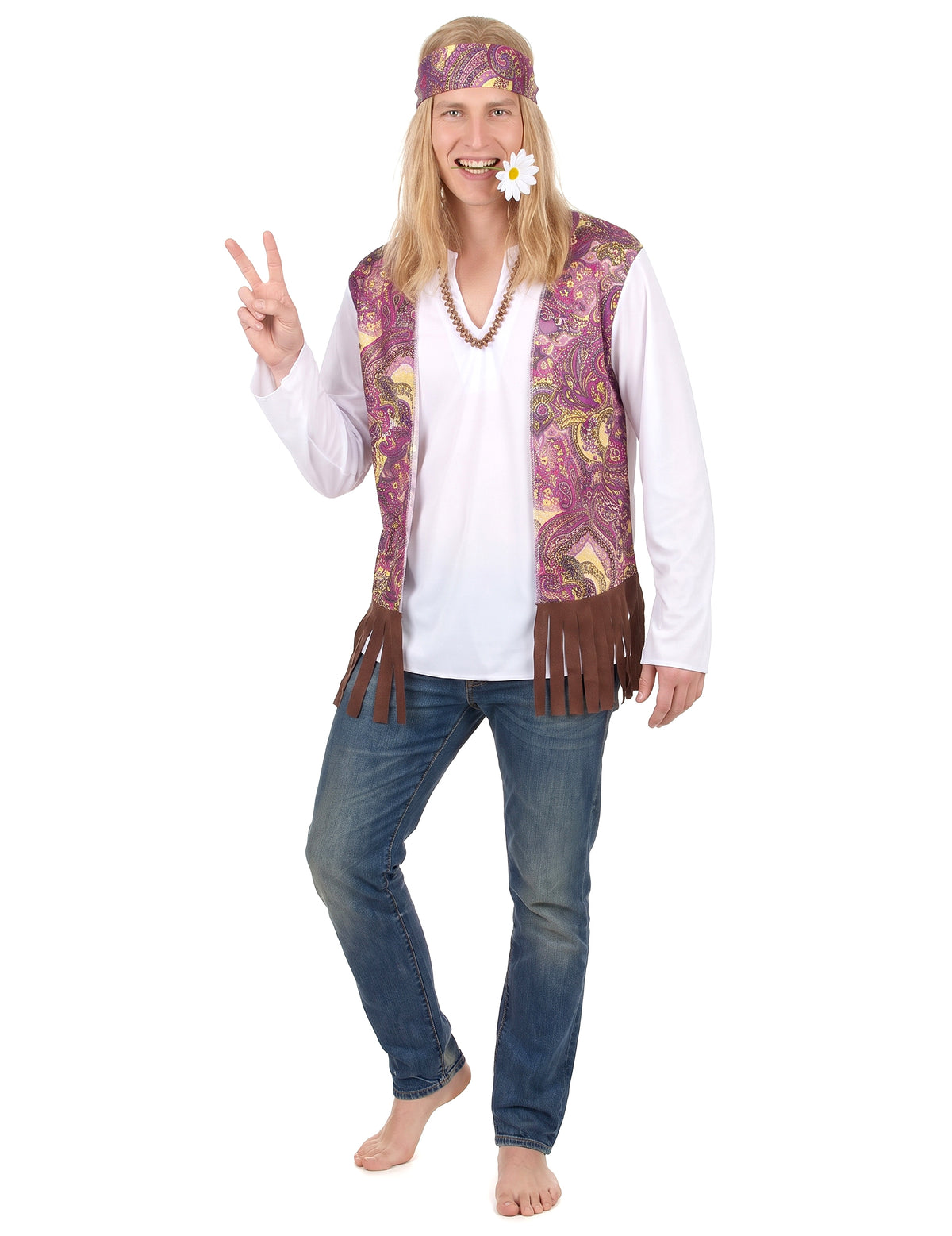 Disfraz hippie años 60 para hombre