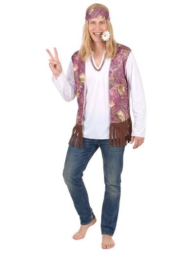 Disfraz hippie años 60 para hombre