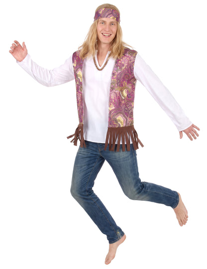 Disfraz hippie años 60 para hombre