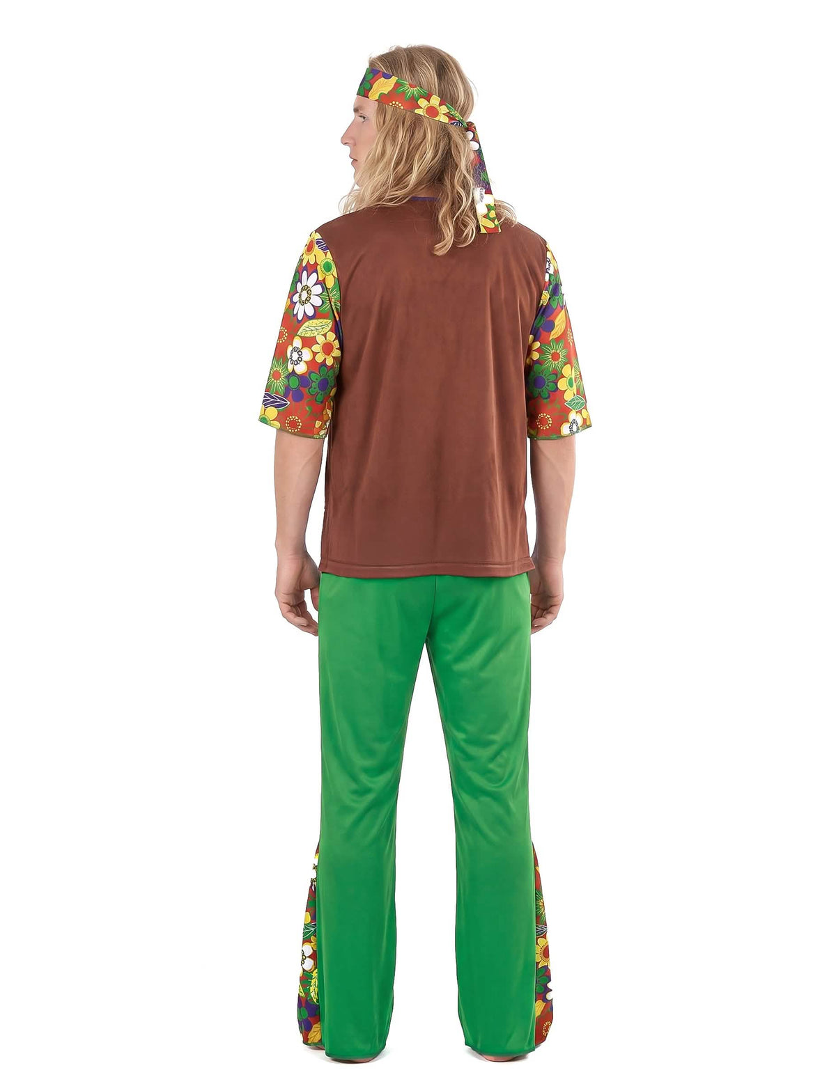Disfraz hippie flower power hombre