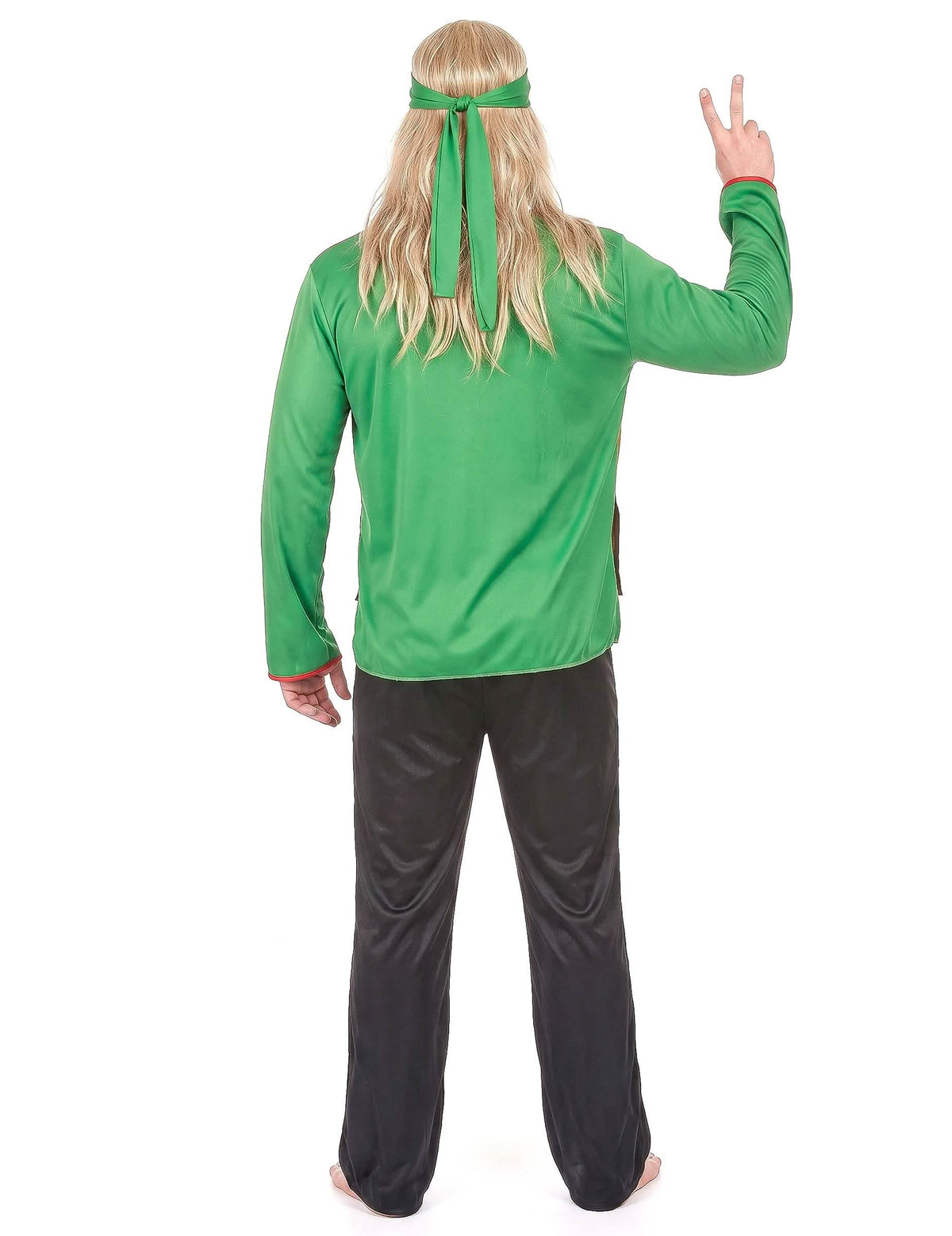 Disfraz de hippie verde