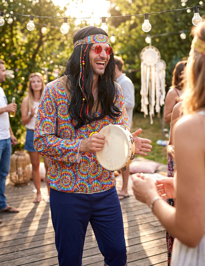 Disfraz hippie zen hombre